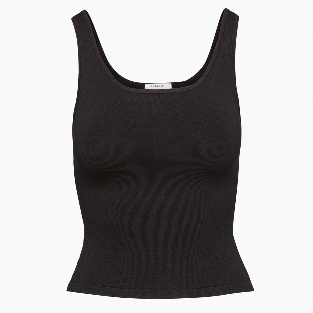 Aritizia Babaton Sculpt Knit Squareneck Tank
